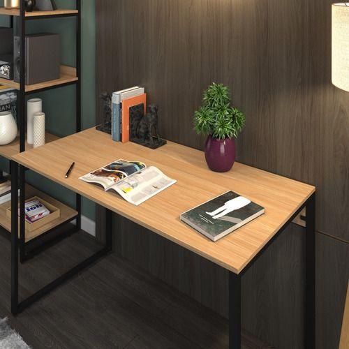 Menor preço em Suporte Mesa Estilo Industrial Estudos Porta Notebook 1,20m
