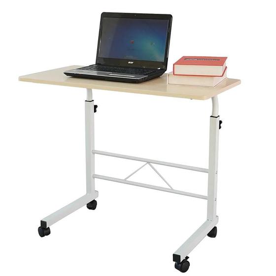 Suporte mesa para notebook altura ajustavel multifuncional cama sala home office com rodinhas branca Menor preço em Suporte mesa para notebook altura ajustavel multifuncional cama sala home office com rodinhas branca