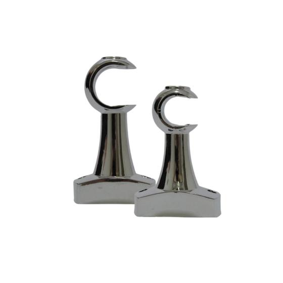 Imagem de Suporte metalizado simples 28mm para varão de cortina