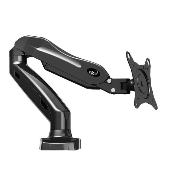 Suporte Monitor, TV, Telas até 27" - Articulado de Mesa com pistão a Gás e Ajuste de Altura ELG F80N Menor preço em Suporte Monitor, TV, Telas até 27" - Articulado de Mesa com pistão a Gás e Ajuste de Altura ELG F80N