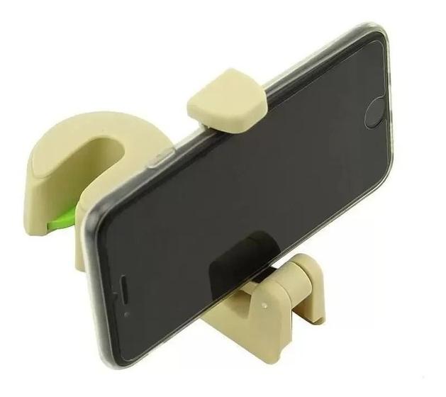 Imagem de Suporte Multiuso Gancho P/ Encosto Banco De Carro Celular