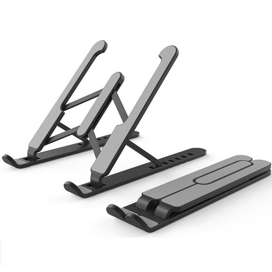 Suporte Notebook Laptop Universal Apoio Levantar Suspender - PRETO Menor preço em Suporte Notebook Laptop Universal Apoio Levantar Suspender - PRETO