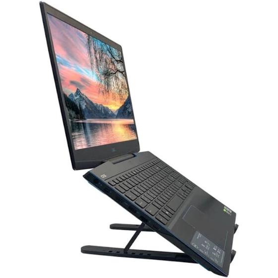 Imagem de Suporte Notebook Netbook Ergonômico Dobrável Ajustável