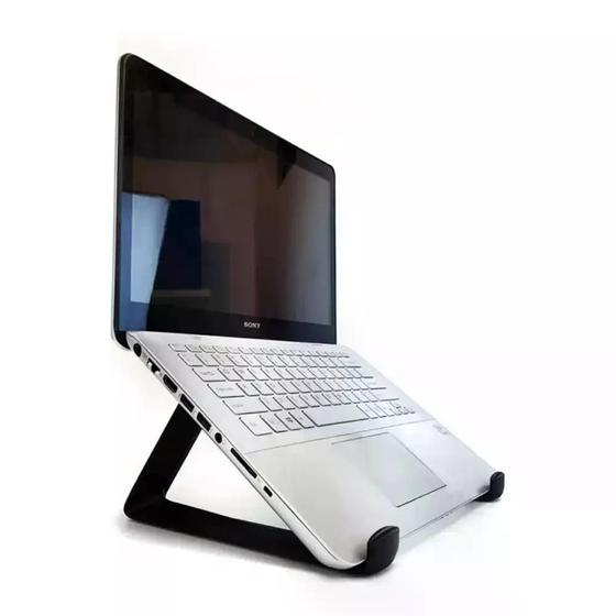 Imagem de Suporte Notebook Universal Acrílico Lap Top Abertura Tela