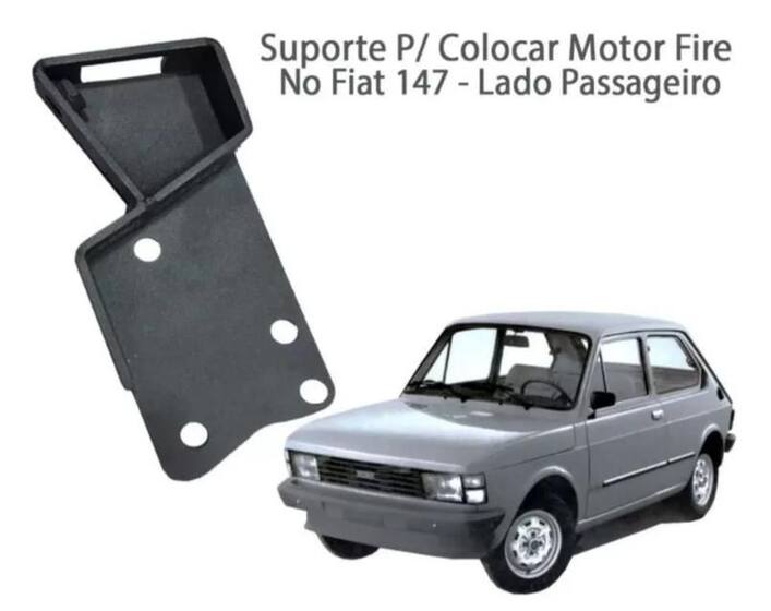 Suporte P/ Colocar Motor Fire No Fiat 147 - Lado Passageiro - 147 ...