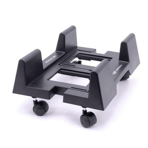 Imagem de Suporte P/ Gabinete C3tech Com Rodas Preto - Sc-20bk