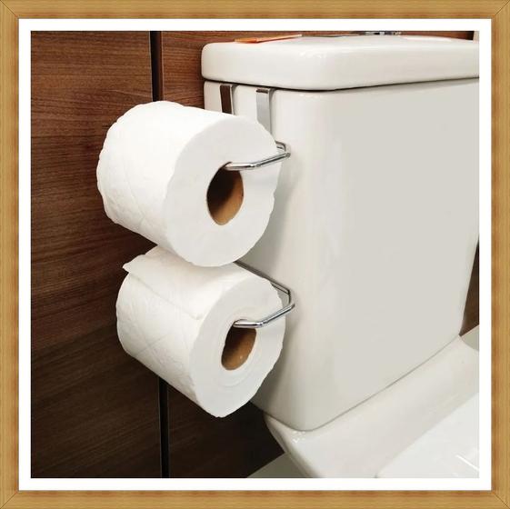 Imagem de suporte papel higiênico caixa acoplada inox