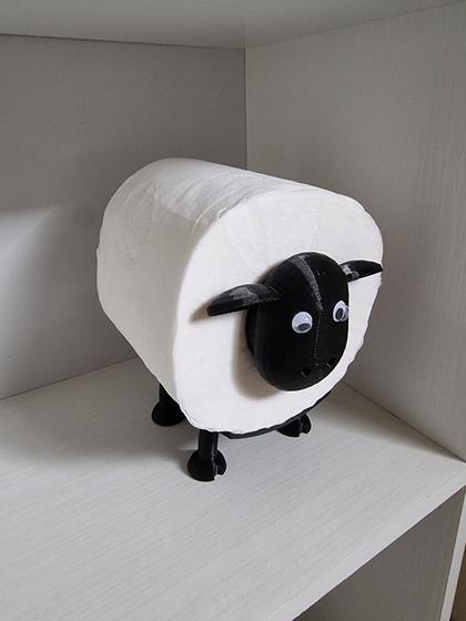 Imagem de Suporte papel higiênico carneiro ovelha