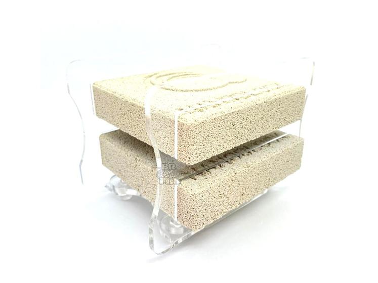 Imagem de Suporte Para 2 Mídias Nano Block Em Acrílico Ocean Tech