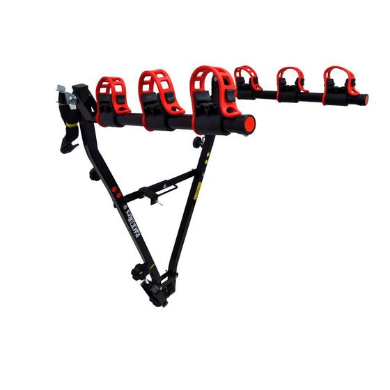 Suporte para bike Transbike Suporte ENGATE 3 bicicletas Preto tira Vermelha Sedan Hatch Speed MTB Menor preço em Suporte para bike Transbike Suporte ENGATE 3 bicicletas Preto tira Vermelha Sedan Hatch Speed MTB