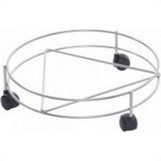 Imagem de Suporte Para Botijao De Gas Duler Branco Com Rodizio