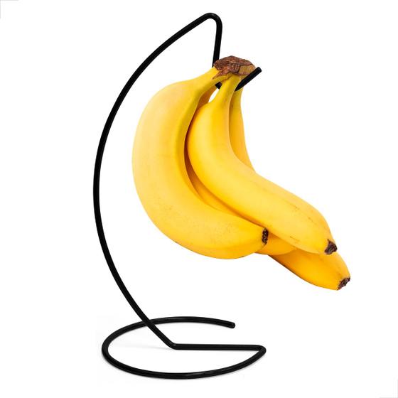 Imagem de Suporte para Cacho de Bananas e ou Acessórios na Cor Preta