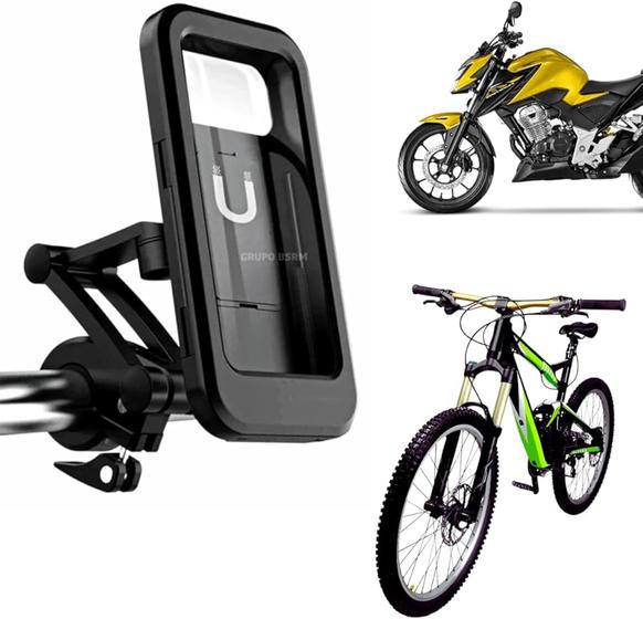 Imagem de Suporte Para Celular À Prova D'água Para Motos E Bicicletas