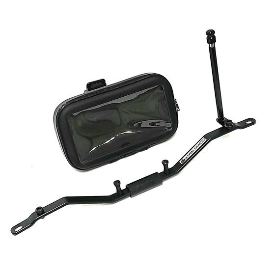 Imagem de Suporte para Celular Antena Sacola + Case / Bolsa - Yamaha Nmax 160 Ano 2016 até 2022