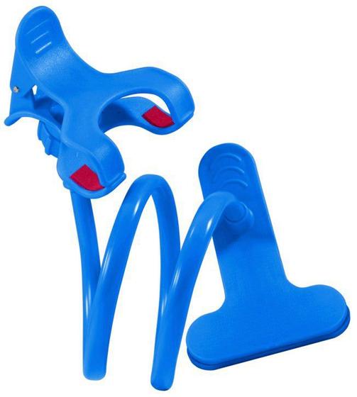 Imagem de Suporte Para Celular Articulável Universal Com Garra - Azul