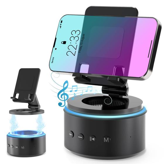 Imagem de Suporte para Celular com Alto-Falante Bluetooth Sem Fio Funistree