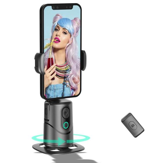 Imagem de Suporte para Celular com Rastreamento Facial Automático SyhSdzg - Controle Remoto