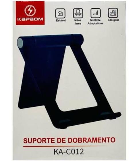 Imagem de Suporte Para Celular E Tablet Dobrável Kapbom Ka-C012 - Preto