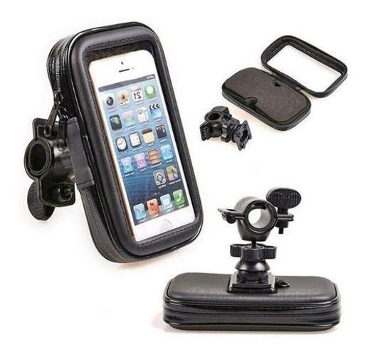 Imagem de Suporte Para Celular Guidão Smartphone Até 6,5 Polegadas  Para GPS Celular MOTO - BIKE