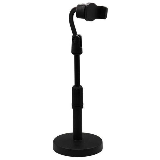 Suporte para Celular L7 Stand com Base Preto - JC Imagem de Suporte para Celular L7 Stand com Base Preto