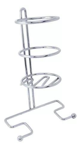 Imagem de Suporte Para Chapinha Prancha Cabelo Em Aço Cromado 230