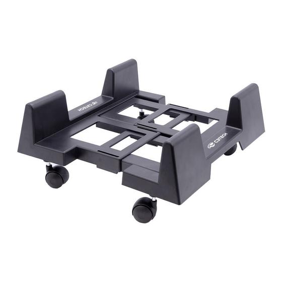 Suporte para CPU C3-Tech com Rodas - SC-20BK Menor preço em Suporte para CPU C3-Tech com Rodas - SC-20BK