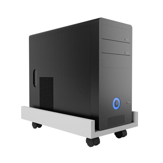Imagem de Suporte para CPU Gamer com Rodas - Base em MDF Resistente e Portátil