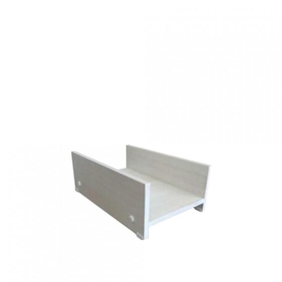 Suporte Para CPU Simples em MDF - Branco 25x13x45cm Menor preço em Suporte Para CPU Simples em MDF - Branco 25x13x45cm