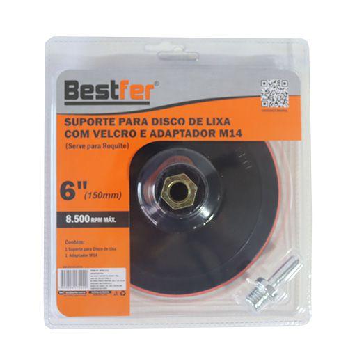 Imagem de Suporte para Disco de Lixa com Adaptador 150MM Bestfer