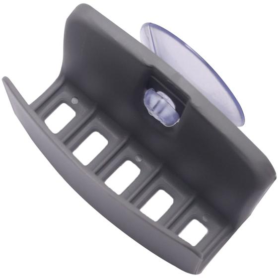Imagem de Suporte para Esponja de Pia com Ventosa Cinza Porta Bucha Cinquetti