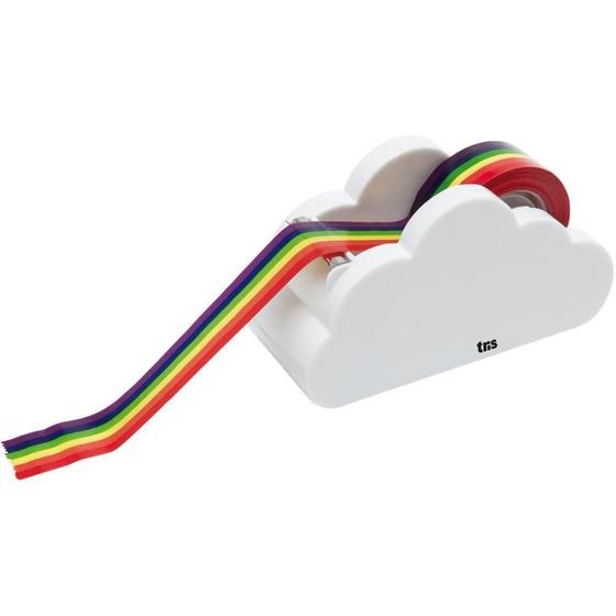 Imagem de Suporte Para Fita Adesiva Tris Arco Iris Com Fita