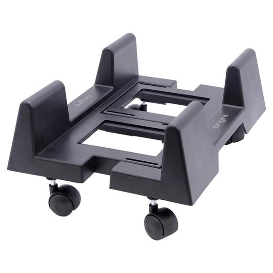 Suporte Para Gabinete PC Desktop Até 10kg Com Rodinhas Bright Menor preço em Suporte Para Gabinete PC Desktop Até 10kg Com Rodinhas Bright