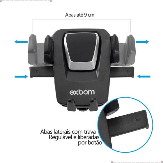 Suporte Para GPS Celular Universal Veicular Trava Automática Menor preço em Suporte Para GPS Celular Universal Veicular Trava Automática