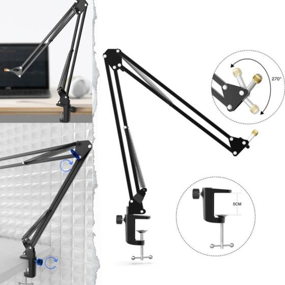 Suporte Para Microfone Fifine Para K669 K670 K658 K678 K690 Menor preço em Suporte Para Microfone Fifine Para K669 K670 K658 K678 K690