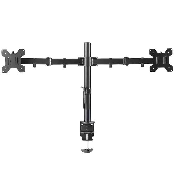 Suporte Para Monitor 2 Braços Articulados Vesa 75x75 100x100 Ergonomico Menor preço em Suporte Para Monitor 2 Braços Articulados Vesa 75x75 100x100 Ergonomico
