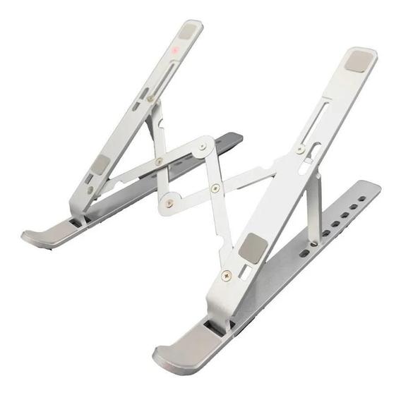 Imagem de Suporte Para Notebook Laptop Ergonomico Dobravel De Aluminio