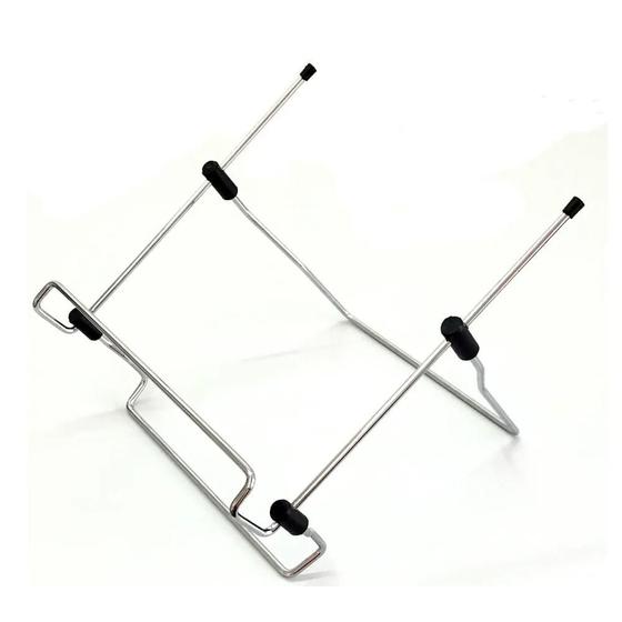 Suporte para Notebook Regulável Cromado SN-1267 Digitador Menor preço em Suporte para Notebook Regulável Cromado SN-1267 Digitador