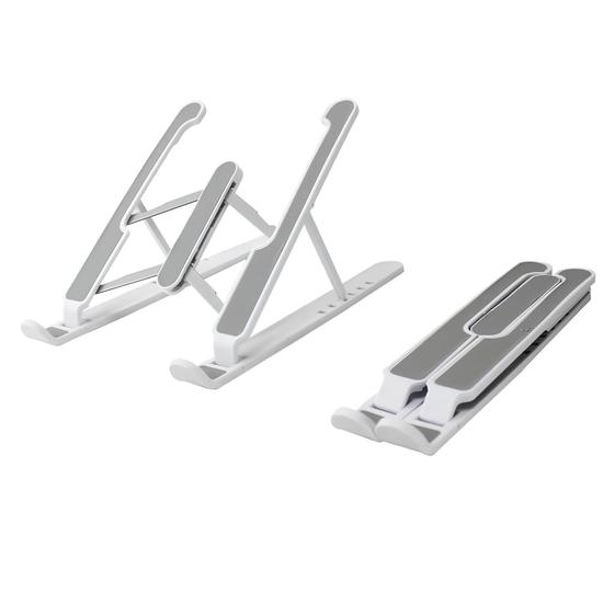 Imagem de Suporte Para Notebook Regulável, Ergonômico e Portátil P1 - Branco