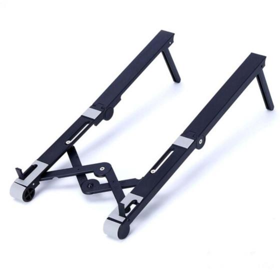 Imagem de Suporte para notebook tablet portatil dobravel para mesa bancada trabalho