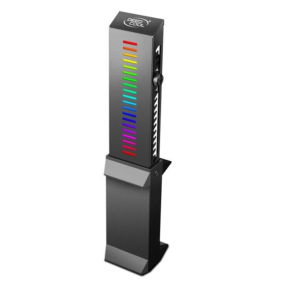 Suporte para Placa de Vídeo Deepcool GH-01 A-RGB - com Ajuste de altura e Passagem para Cabos - Supo Menor preço em Suporte para Placa de Vídeo Deepcool GH-01 A-RGB - com Ajuste de altura e Passagem para Cabos - Supo