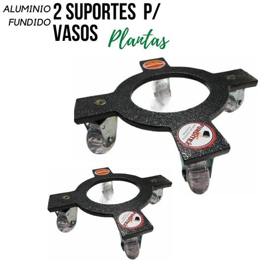 Imagem de Suporte Para Plantas C Rodas De Gel Silicone 35cm 2 Unidade