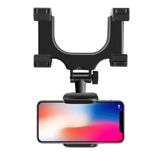 Imagem de Suporte Para Retrovisor Veicular de Celular Articulável Universal 