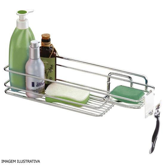 Imagem de Suporte para Shampoo e Sabonete com Gancho Móvel Superiore Future