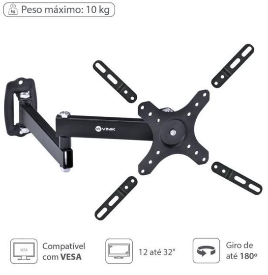 Suporte Para Tv E Monitor Led 12 A 32 De Parede - St-140b. é boa?
