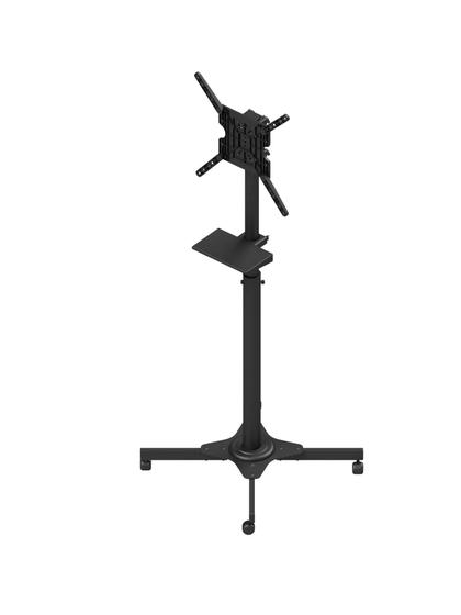 Imagem de Suporte para tv ou monitor com tripe suporte regulavel de altura com fixo ou movel