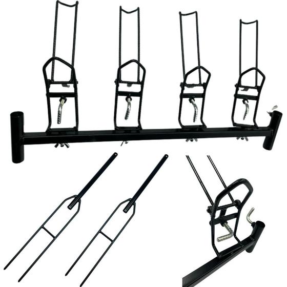 Imagem de Suporte para Vara de Pesca 4 posições 50cm Tilapeiro