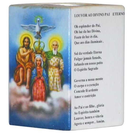 Imagem de Suporte para Velas Divino Pai Eterno Decorativo 9cm