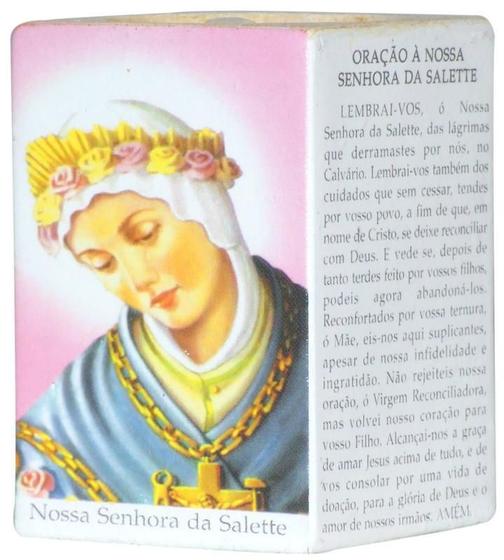 Imagem de Suporte para Velas Nossa Senhora Salete Decorativo 9cm