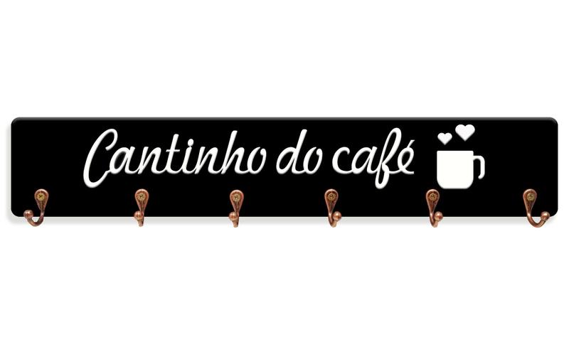 Imagem de Suporte Para Xícaras Cantinho Do Café com 6 ganchos