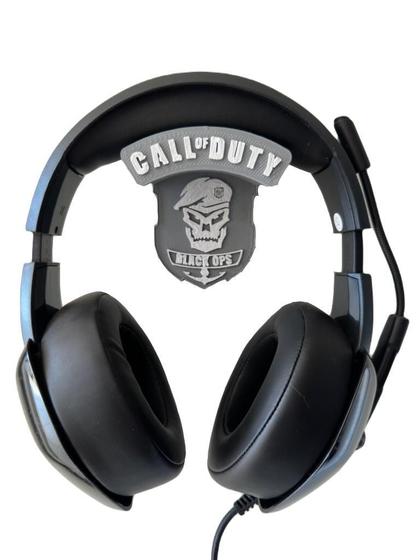 Imagem de Suporte Parede Headset Call Of Duty Fita Dupla Face Cinza